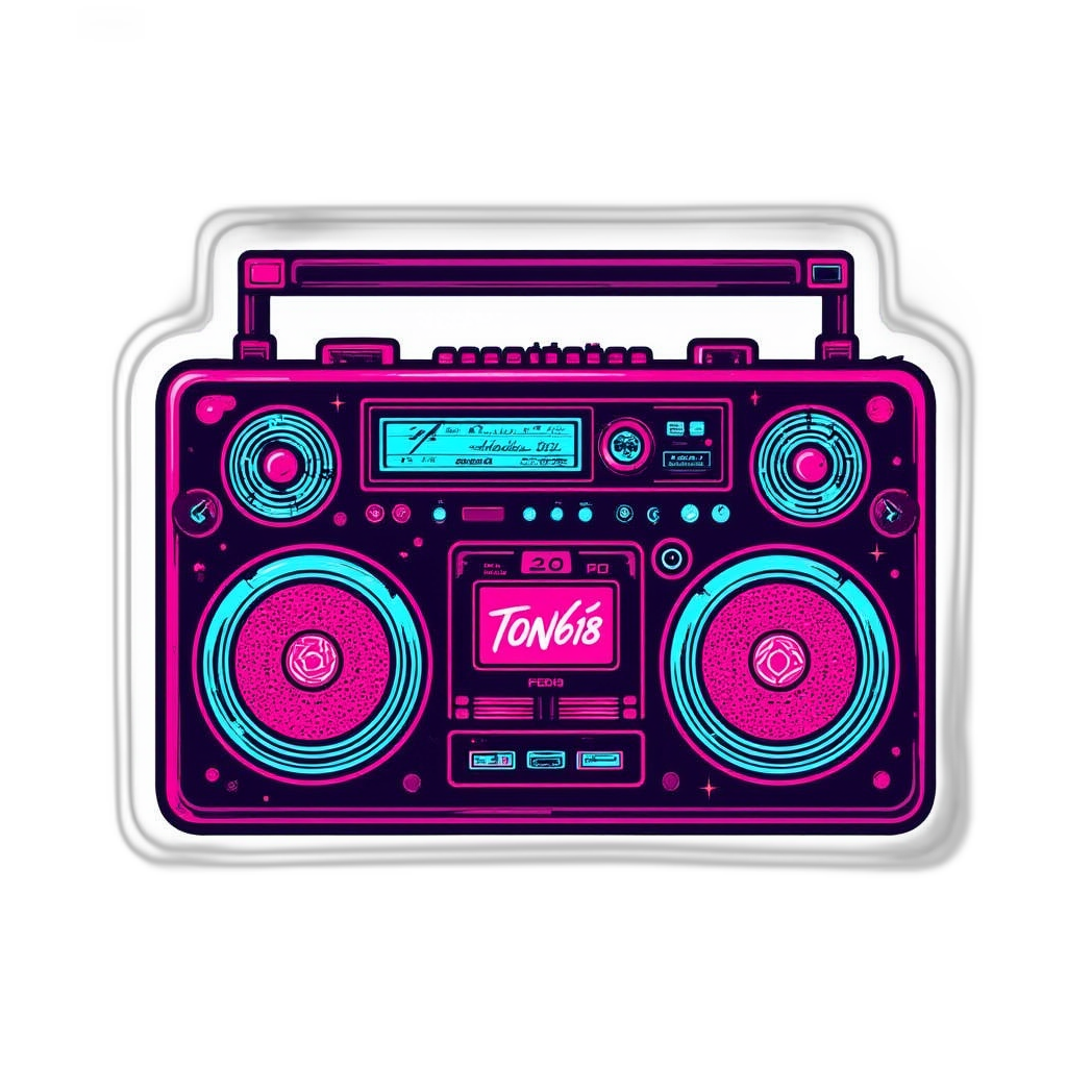 Retro Boombox
